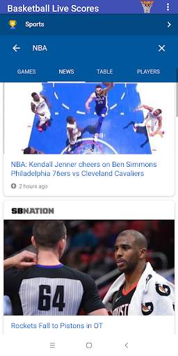Basketball Live Scores screenshot 3