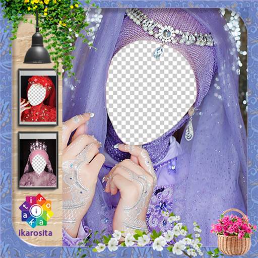 Bridal Hijab Photo Frame screenshot 1