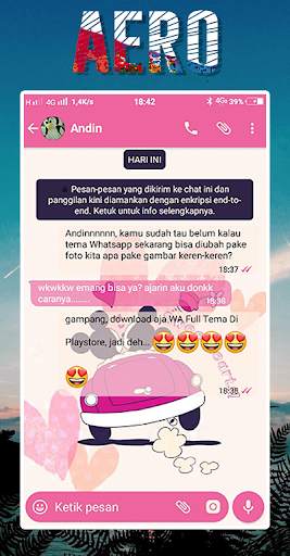 Wa Aero screenshot 2