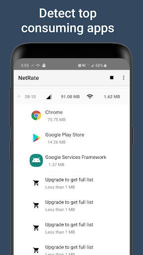 NetRate : internet speed meter 2 تصوير الشاشة