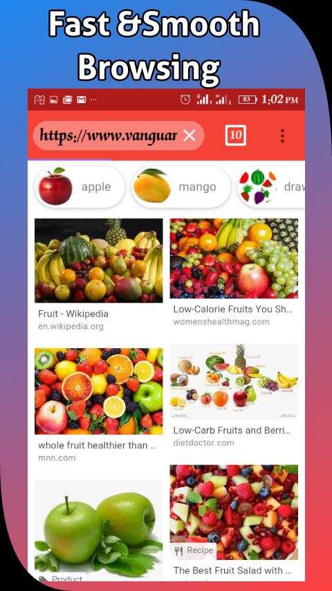 Lite Browser - 4G LTE Browser App screenshot 1