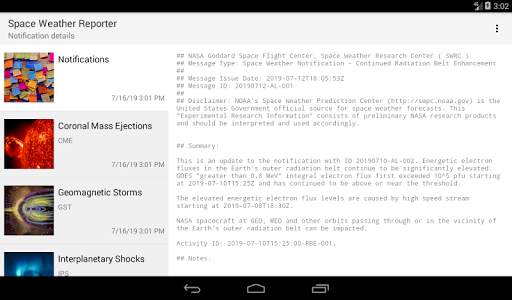 Space Weather Reporter screenshot 4