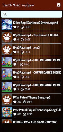 mp3paw music screenshot 4