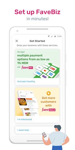 FaveBiz: Mobile payment and services for merchants screenshot 1