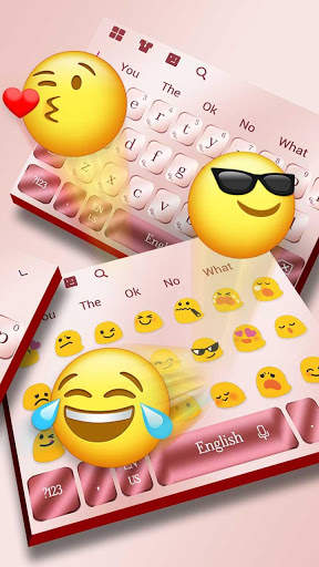 Rose Gold Keyboard For Phone screenshot 3