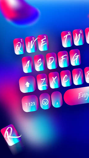 Abstract Gradient Keyboard Theme screenshot 1