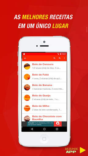 Receitas de Bolos Caseiros screenshot 1