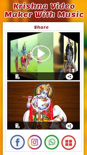 Krishna Video Maker - Krishna Janmashtami Video screenshot 6