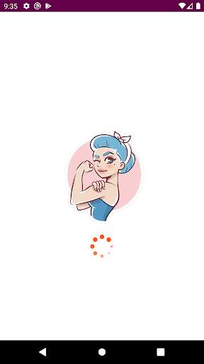 Girls and woman Stickers  - WAStickerApps screenshot 6