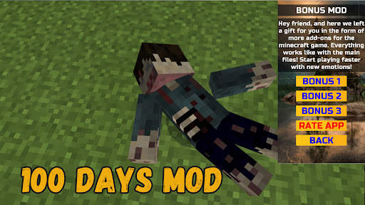 100 Days Zombie For MCPE screenshot 1