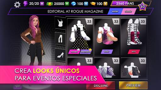 Fashion Fever: Juego de Moda screenshot 2