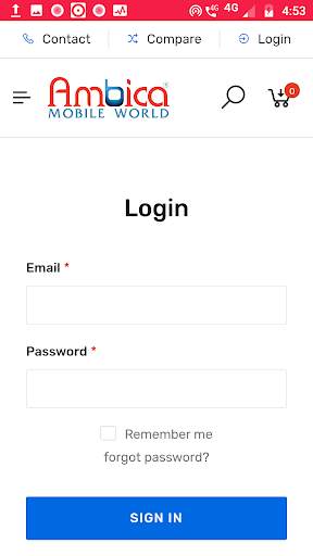 Ambica Mobile World Ecommerce screenshot 3