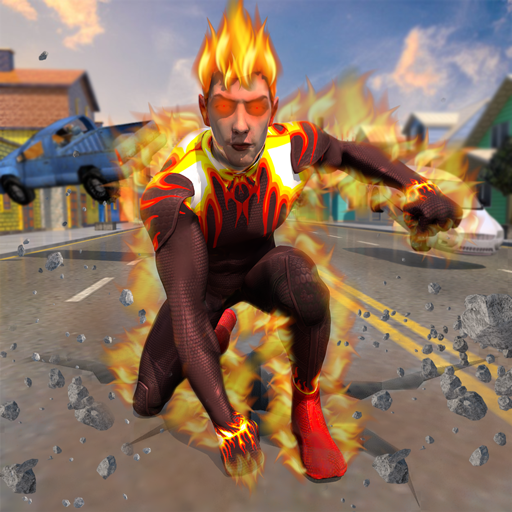 Flying Fire Superhero Rescue icon