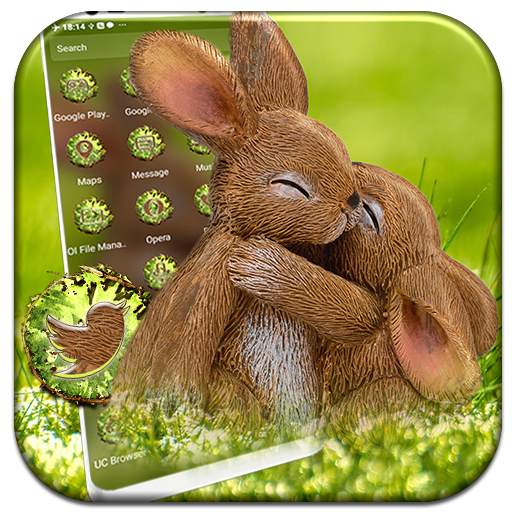 Rabbit Love Theme Launcher 1.0.1