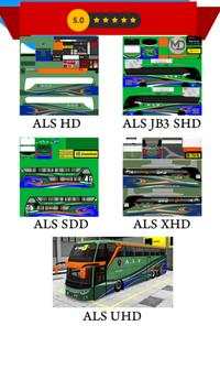 Livery Bus ALS Lengkap screenshot 2