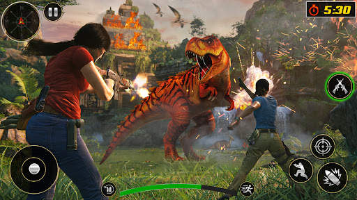 Wild Dinosaur 3D Hunting games screenshot 6