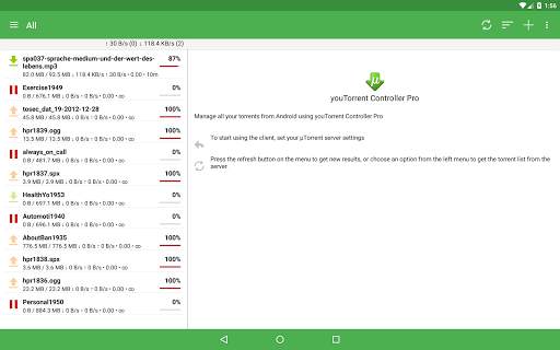 youTorrent Controller Pro screenshot 1