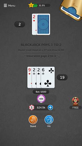 Blackjack 21 - Casino Card Game screenshot 4