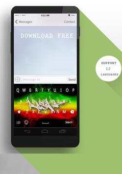 Reggae Rasta Theme Keyboard screenshot 1