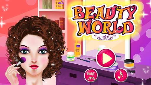 Beauty World Make up Girl Game screenshot 1