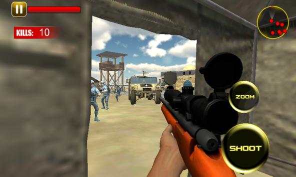 Desert Militer Sniper Perang screenshot 8