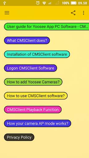 Yyp2p Yoosee Guide Troubleshooting screenshot 1