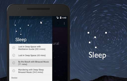 Sleep: Music with Binaural Waves for a Deep Sleep. screenshot 3