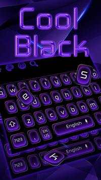 Cool Black Purple Keyboard Theme screenshot 4