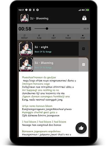 IU Songs KPop Lyrics 2020 screenshot 2