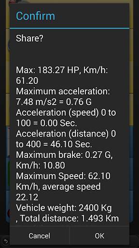 Car Performance Meter, velocímetro y gps tracker screenshot 6