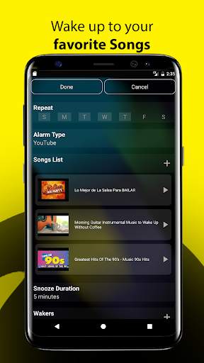 AlarMe - YouTube List And Radio Social Alarm Clock screenshot 4