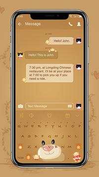 Emoji Keyboard - Teddy Bear screenshot 1