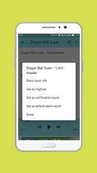 Ringtones Dragon Ball Super 2018 HD 2 تصوير الشاشة