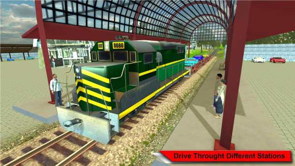 Crazy Train Car Cargo Duty Driver 3D Sim Game screenshot 5
