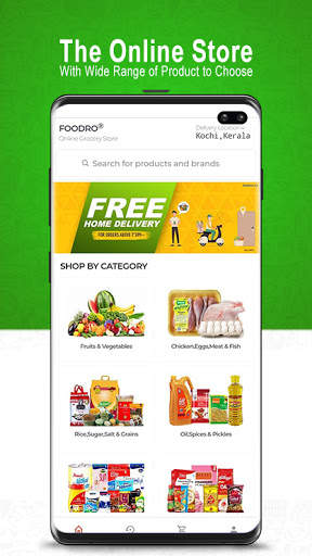 Foodro - Online Grocery Shopping screenshot 1