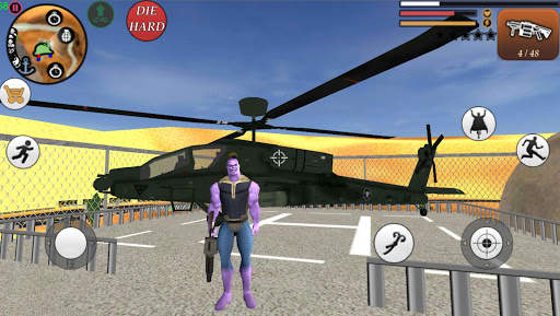Vegas Crime Rope Hero Simulato screenshot 2