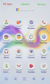 Rainbow GO Launcher screenshot 3