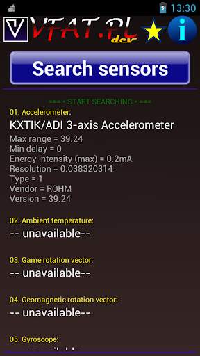 Mobile Sensor Seeker screenshot 3