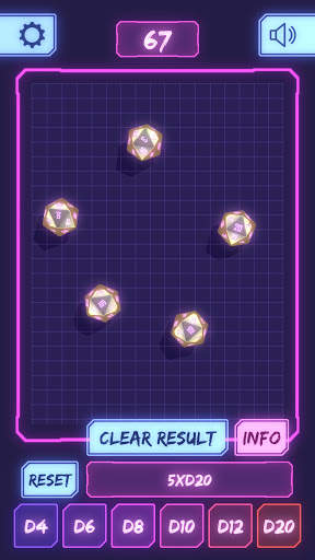 Cyber Dice - 3D Dice Roller screenshot 2