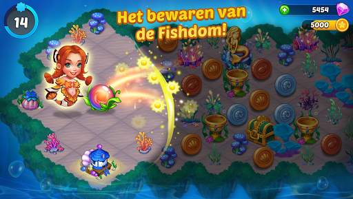 Merge Mermaids-magic puzzles screenshot 2