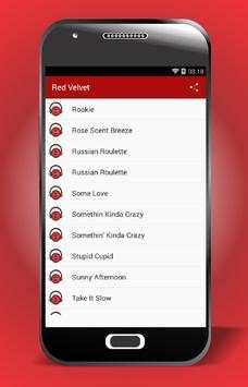 All Songs Red Velvet screenshot 2