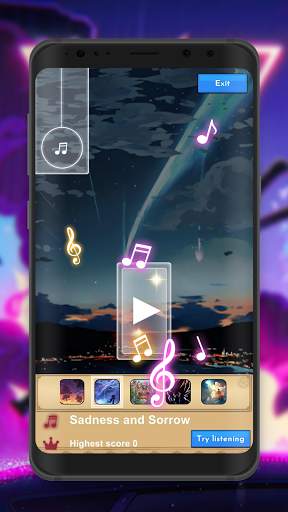 Piano Tiles  Anime: Your Name screenshot 4