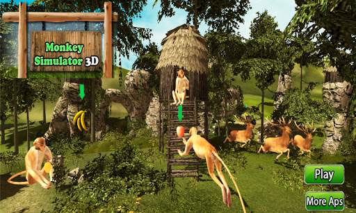 Monkey Simulator 3D screenshot 1