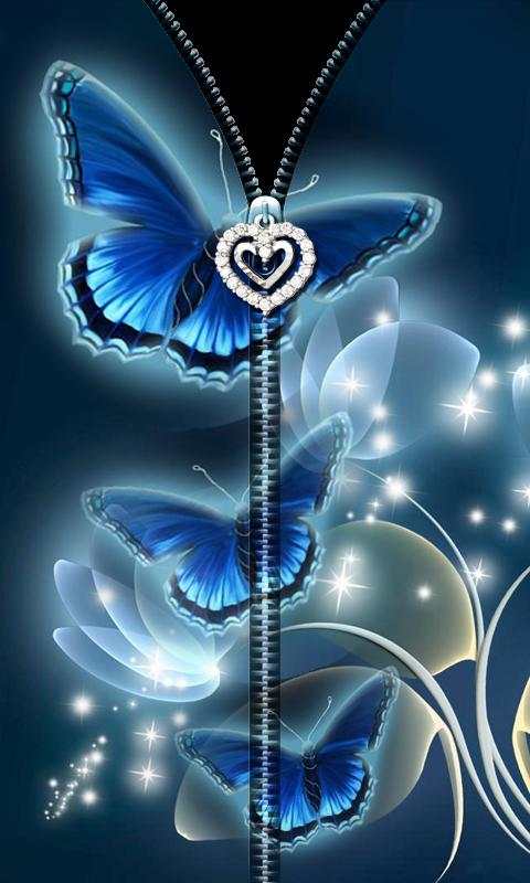 3D Butterfly Zipper UnLock screenshot 4