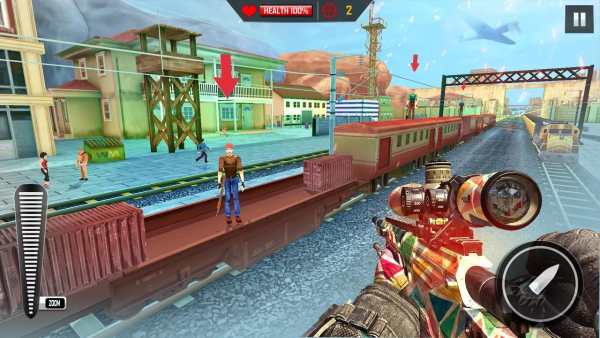 Train Shooting Game: War Games screenshot 3