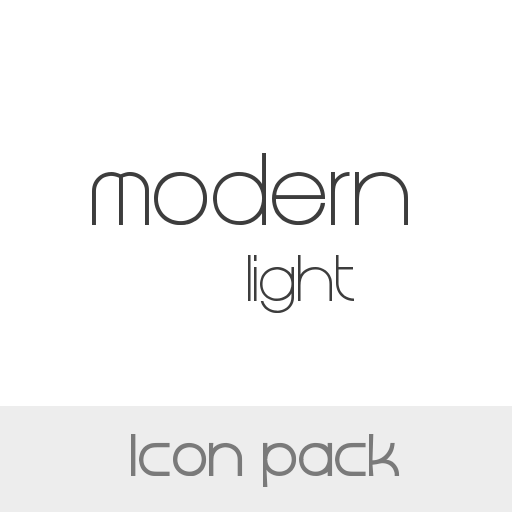 Icon Pack Modern Light icon