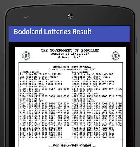 Bodoland Lotteries Result screenshot 3