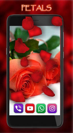 Roses Hearts HD Live Wallpaper screenshot 4