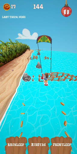 Kite Game - Daredevil Dan Flexifoil Kitesurf Sport screenshot 8