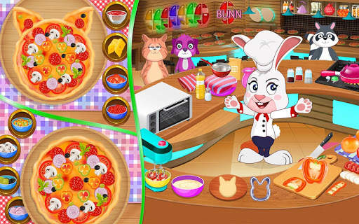 Mr. Bunn - Pizza Cooking restaurant kitchen game screenshot 3